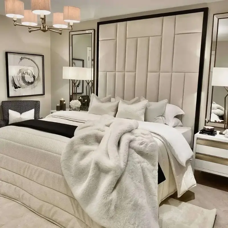 Ivory Premium Emperor Bed Headboard in Abu Dhabi