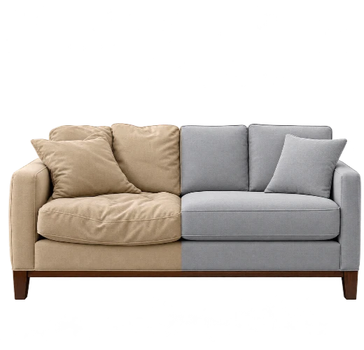 Sofa Foam Replacement Before and After Abu Dhabi