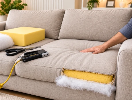 Sofa Foam Replacement & Cushion Repair in Abu Dhabi